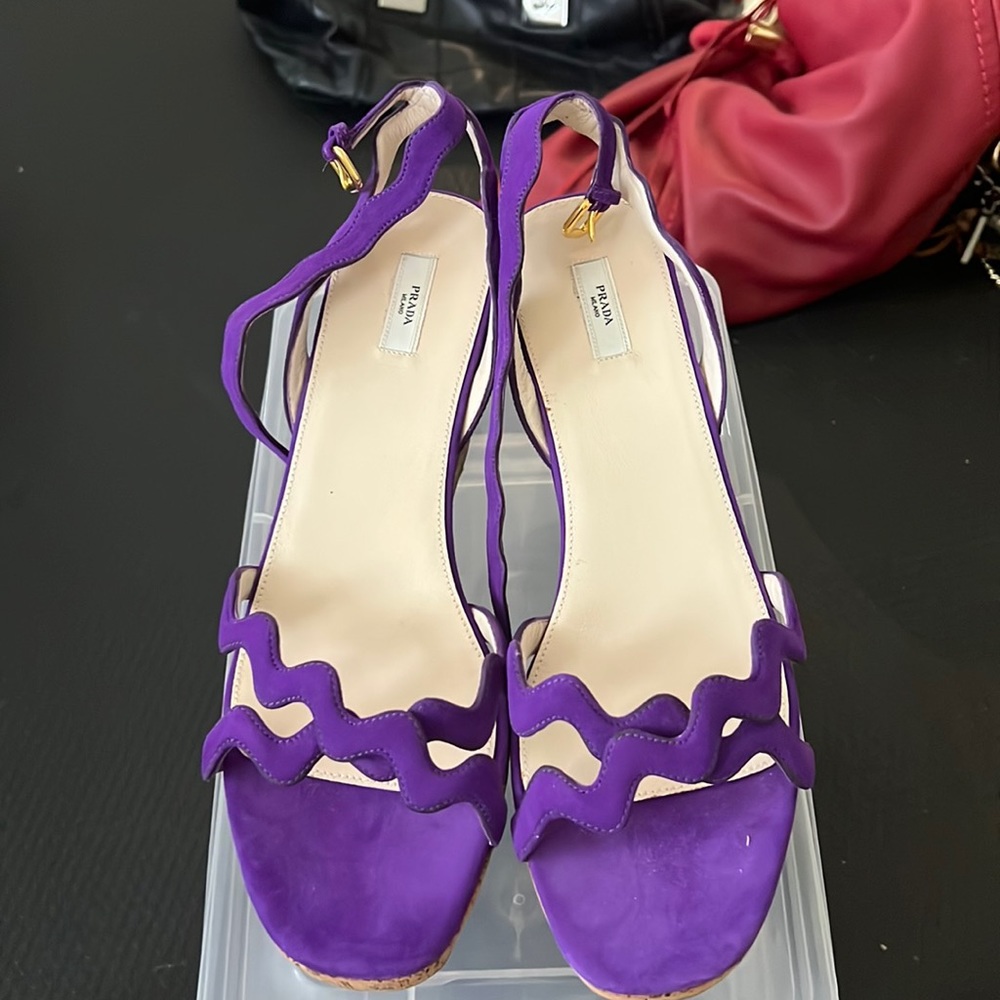 Prada platform never worn